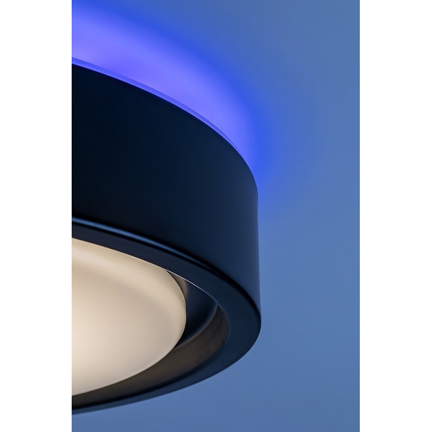Rabalux - LED RGB himmennettävä kattovalaisin anturilla LED/28W/230V 2700-5000K halkaisija 36 cm + kaukosäädin