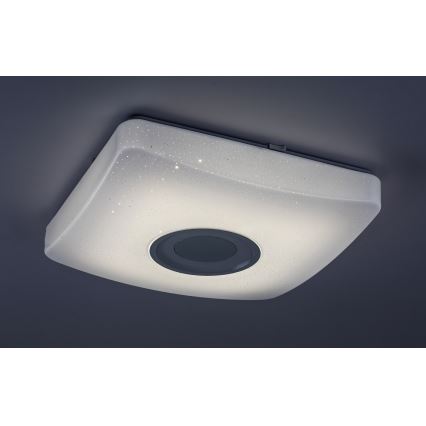 Rabalux - LED RGB himmennettävä kattovalaisin kaiuttimella LED / 18W / 230V + RC