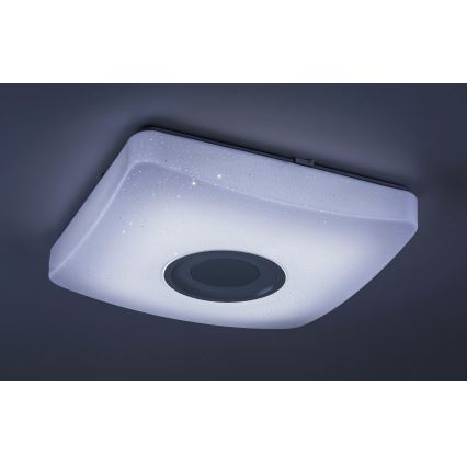 Rabalux - LED RGB himmennettävä kattovalaisin kaiuttimella LED / 18W / 230V + RC