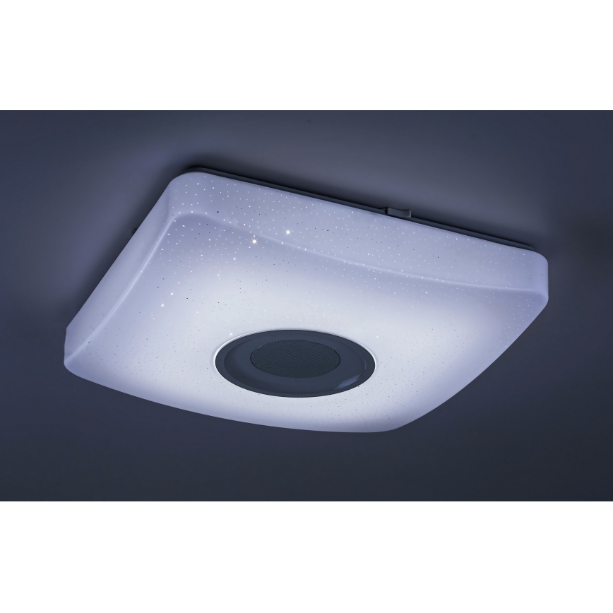 Rabalux - LED RGB himmennettävä kattovalaisin kaiuttimella LED / 18W / 230V + RC