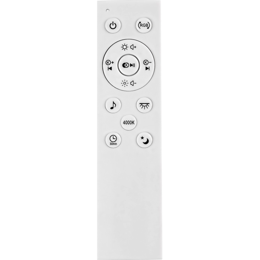 Rabalux - LED RGB himmennettävä kattovalaisin kaiuttimella LED / 18W / 230V + RC