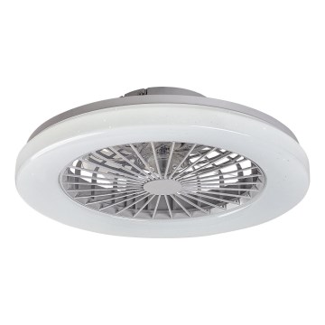 Rabalux - LED RGB Himmennettävä kattovalaisin tuulettimella LED/48W/230V 3000-6500K + kauko-ohjaus
