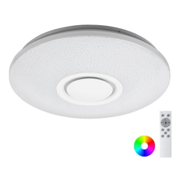 Rabalux - LED RGB Himmennettävä kattovalo kaiuttimella LED/24W/230V Wi-Fi Tuya + kauko-ohjaus