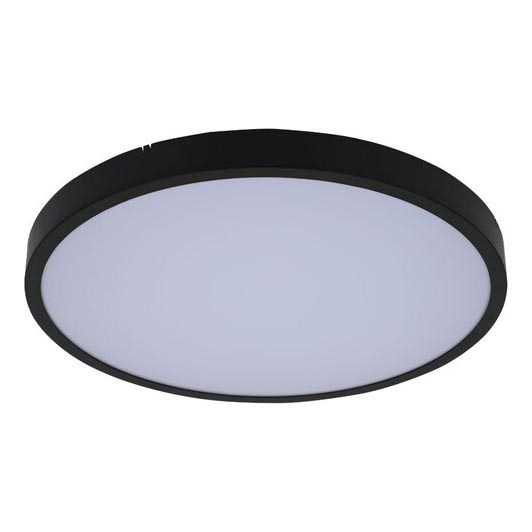 Rabalux - LED RGB Himmennettävä kylpyhuoneen kattovalaisin LED/36W/230V 3000-6000K Wi-Fi Tuya IP44 halkaisija 42 cm musta + kauko-ohjaus