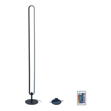 Rabalux - LED RGB himmennettävä lattialamppu LED/19W/230V + kauko-ohjaus
