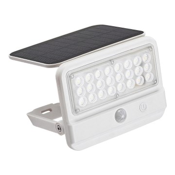 Rabalux - LED-seinäaurinkovalaisin anturilla LED/7W/3,7V IP54 valkoinen