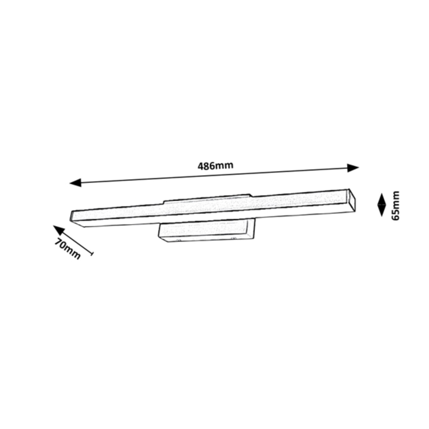 Rabalux - LED-seinävalaisin LED LED / 12W / 230V IP44