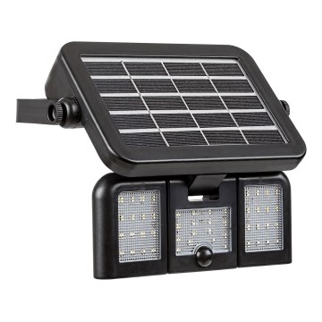 Rabalux - LED Solar valonheitin sensorilla LED/9,6W/3,7V IP44