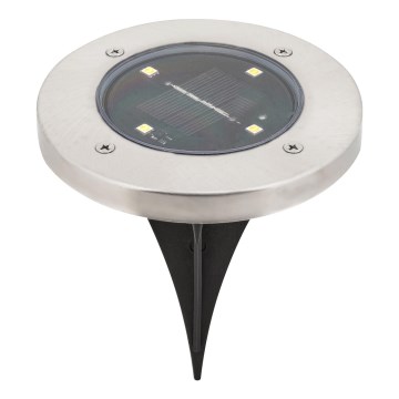 Rabalux - LED-ulkoaurinkovalo anturilla LED/0,24W/1xAA musta IP44