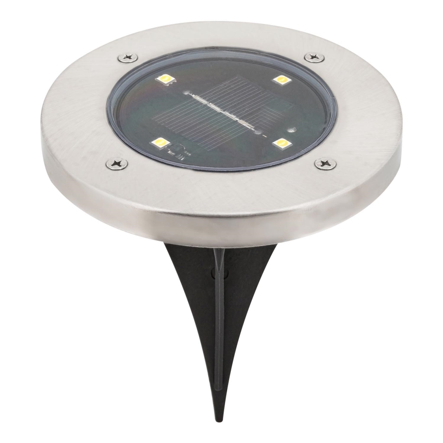 Rabalux - LED-ulkoaurinkovalo anturilla LED/0,24W/1xAA musta IP44