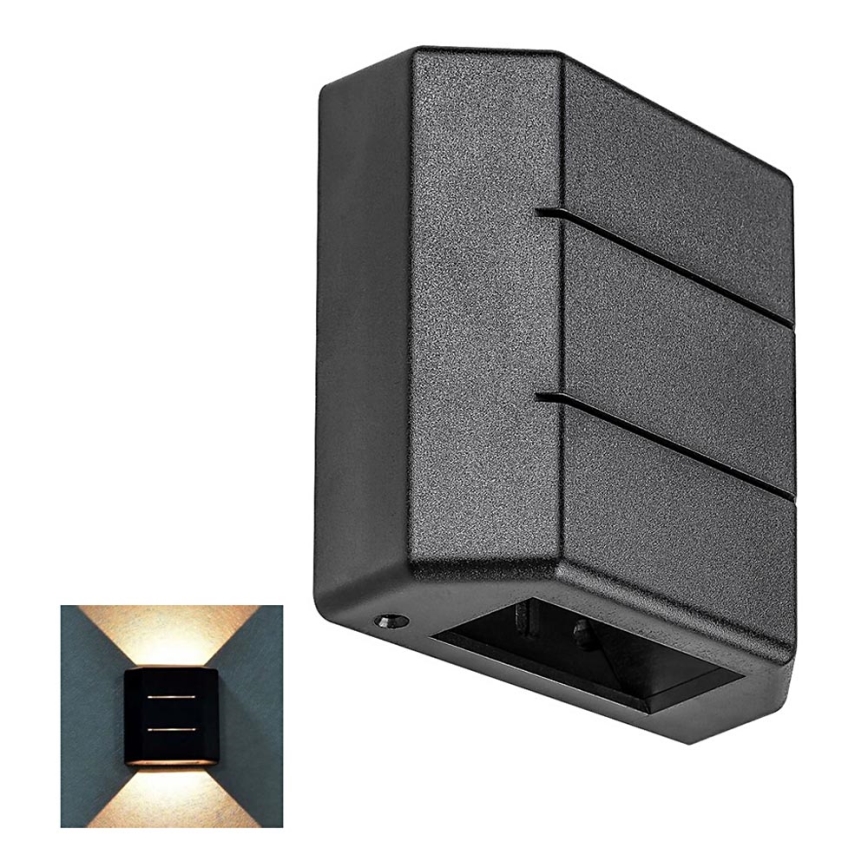 Rabalux - LED-ulkoseinävalo LED/6W/230V IP54 musta