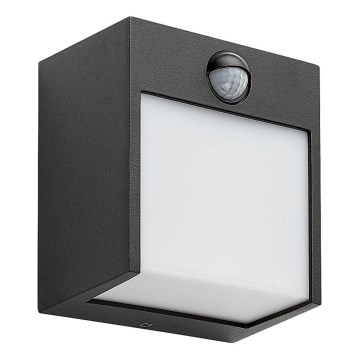 Rabalux - LED Ulkoseinävalo sensorilla LED/12W/230V musta IP44