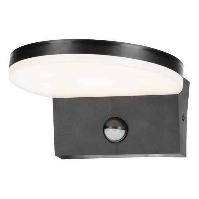 Rabalux - LED Ulkovalo anturilla LED/9W/230V 2700/4000/6500K IP54 musta