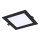 Rabalux - LED upotettava valo LED/12W/230V 17x17 cm musta