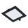 Rabalux - LED upotettava valo LED/6W/230V 12x12 cm musta