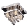 Rabalux - Pinta-asennettava kristallikattokruunu LED/23W/230V + 4xE14/40W