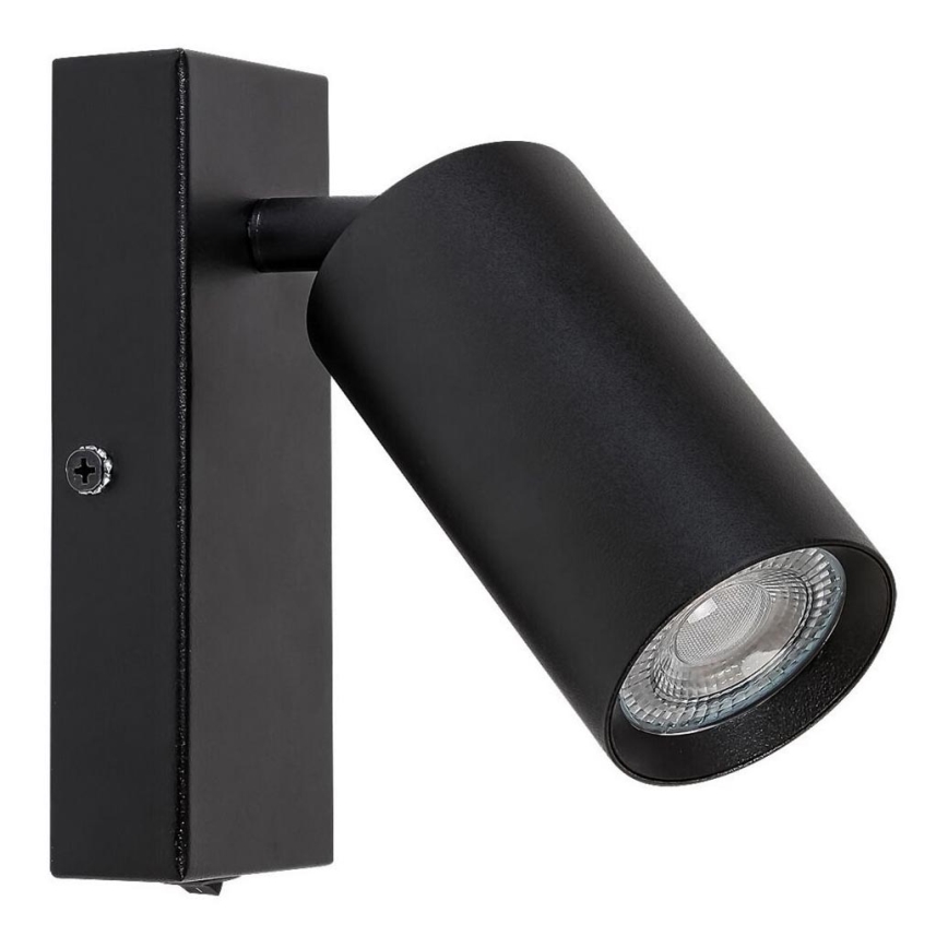 Rabalux - Seinävalaisin 1xGU10/25W/230V musta