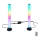 Rabalux - SETTI 2x LED RGB Himmennettävä pöytävalaisin PACO LED/5W/5V + kauko-ohjaus
