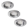 Rabalux - SETTI 3xLED Kylpyhuoneen upotettu valo 3xGU10/3W/230V IP44