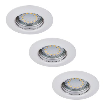 Rabalux - SETTI 3xLED Upotettu valo 3xGU10/3W/230V IP40