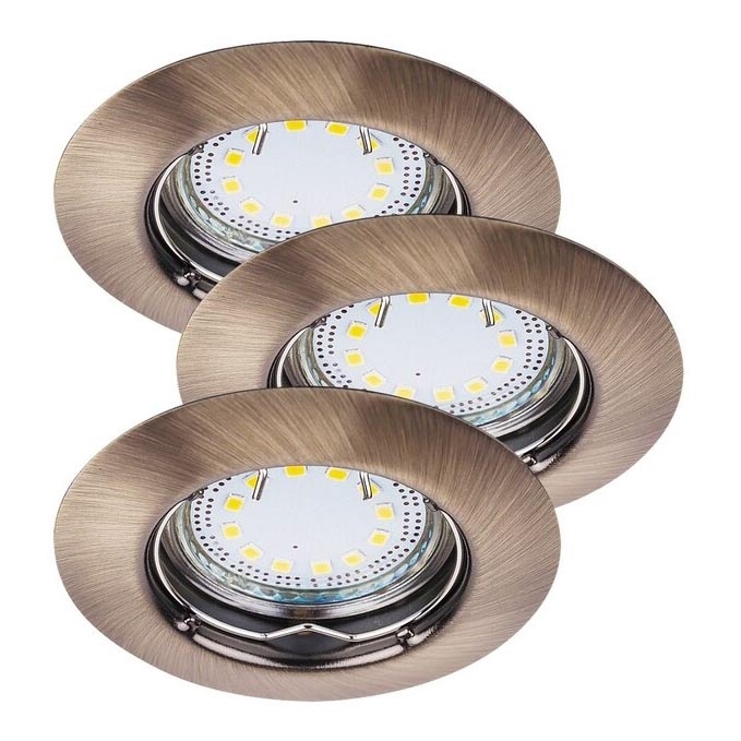 Rabalux - SETTI 3xLED Upotettu valo 3xGU10/3W/230V IP40