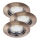 Rabalux - SETTI 3xLED Upotettu valo 3xGU10/3W/230V IP40