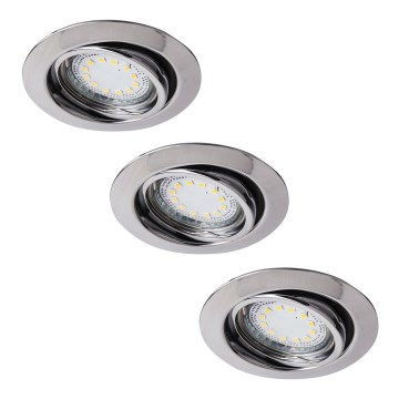 Rabalux - SETTI 3xLED Upotettu valo 3xGU10/3W/230V IP40