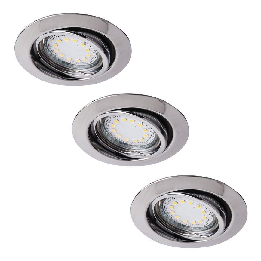 Rabalux - SETTI 3xLED Upotettu valo 3xGU10/3W/230V IP40