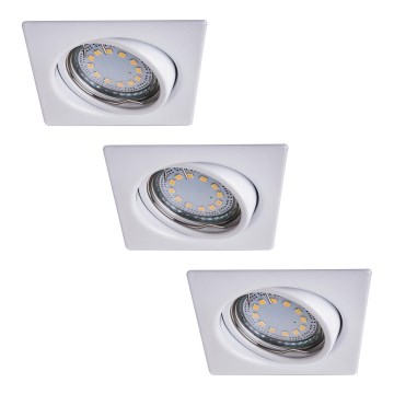 Rabalux - SETTI 3xLED Upotettu valo 3xGU10/3W/230V IP40