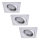 Rabalux - SETTI 3xLED Upotettu valo 3xGU10/3W/230V IP40
