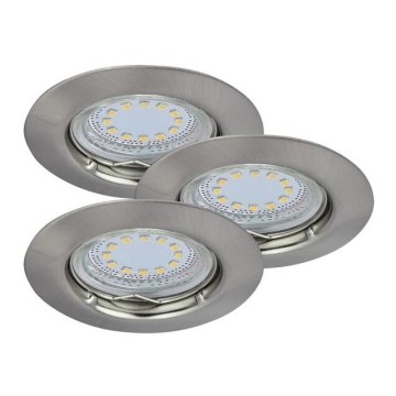 Rabalux - SETTI 3xLED Upotettu valo 3xGU10/3W/230V IP40