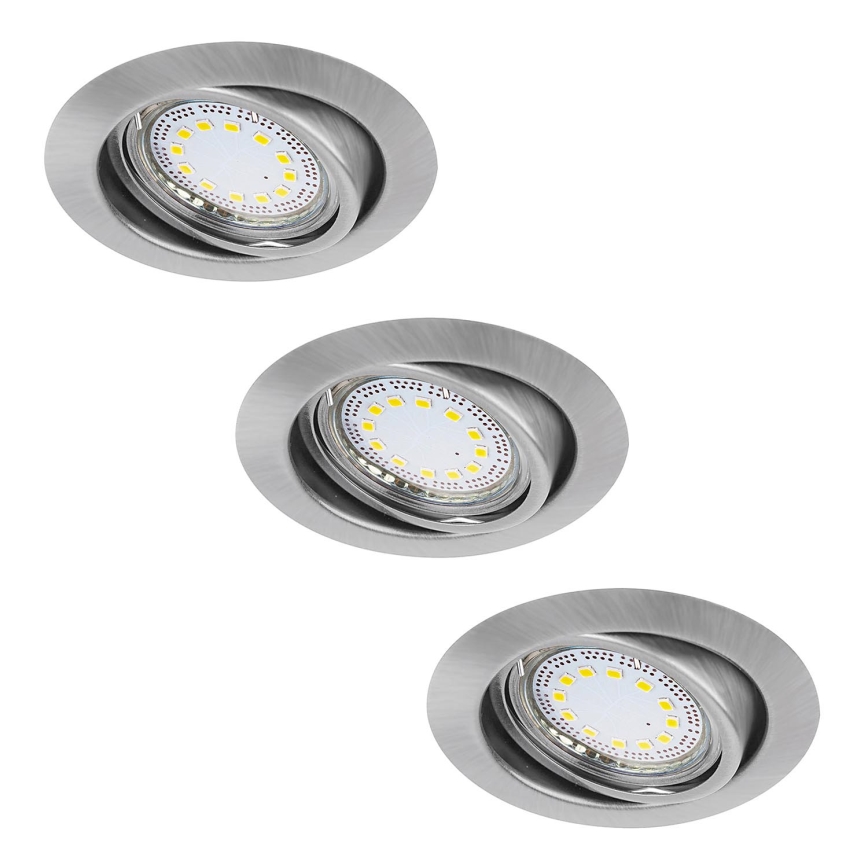 Rabalux - SETTI 3xLED Upotettu valo 3xGU10/3W/230V IP40