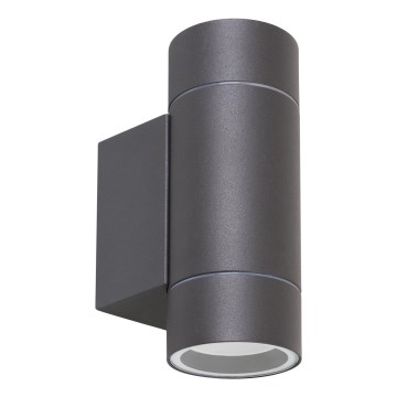 Rabalux - Ulkoseinävalaisin 2xGU10/10W/230V IP54 harmaa