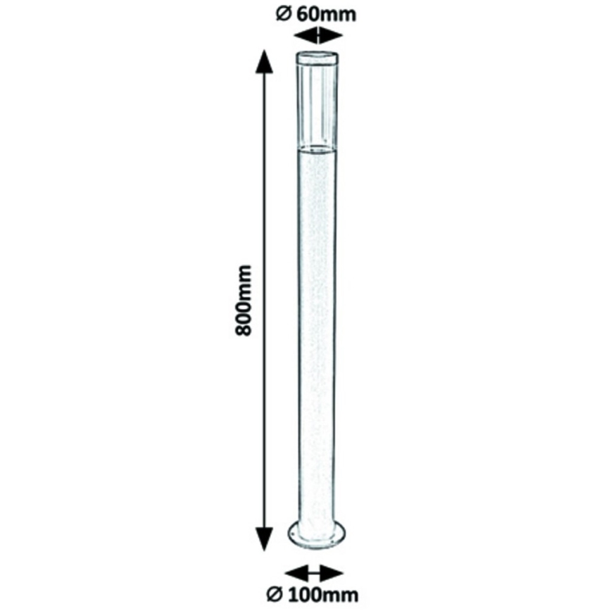 Rabalux - Ulkovalaisin 1xGU10/7W/230V IP44 80 cm