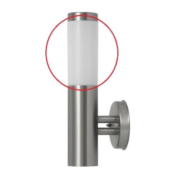 Rabalux - Vaihtolasi ulkovalaistukseen INOX TORCH E27 valkoinen