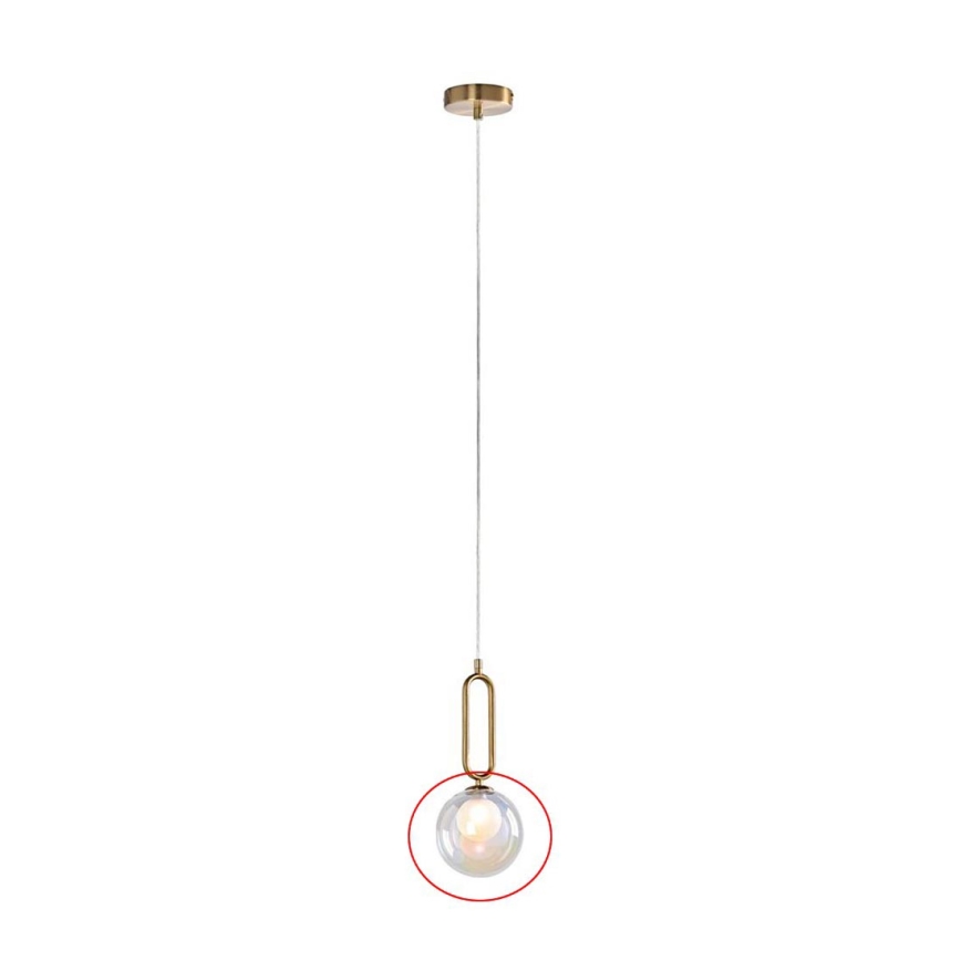 Rabalux - Vaihtolasikupu ROSEHIP-kattokruunuun G9, halkaisija 15 cm