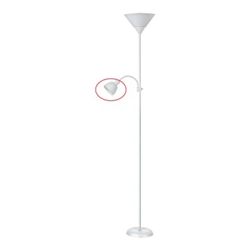 Rabalux - Vaihtovarjostin lattiavalaisimeen ACTION E14 (pieni)smallwhite