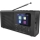 Radio DAB DAB+ FM 3W/5V/4xAA musta