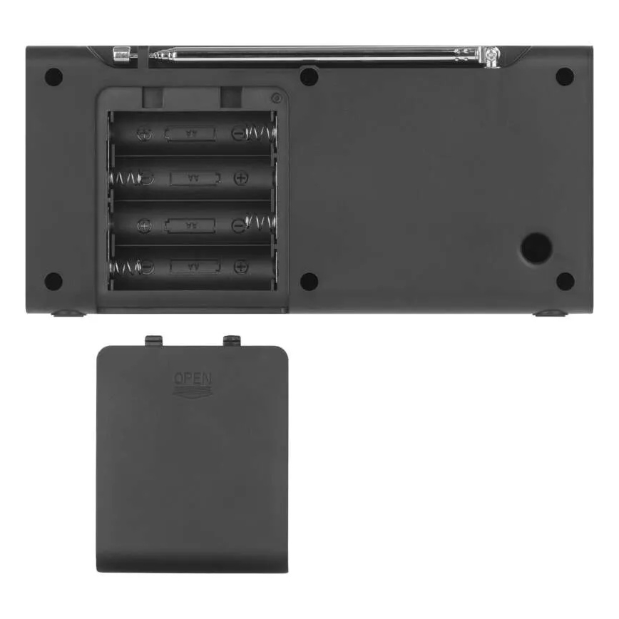 Radio DAB DAB+ FM 3W/5V/4xAA musta