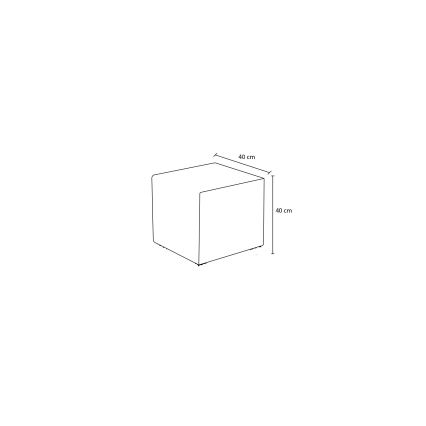 Rahi CUBI 40x40 cm vaaleanpunainen