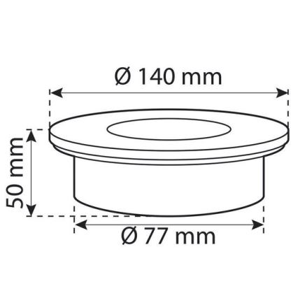 LED Upotettava aurinkokennovalo hämäräsensori LED/0,12W/2xAAA IP67 ruostumaton rengas