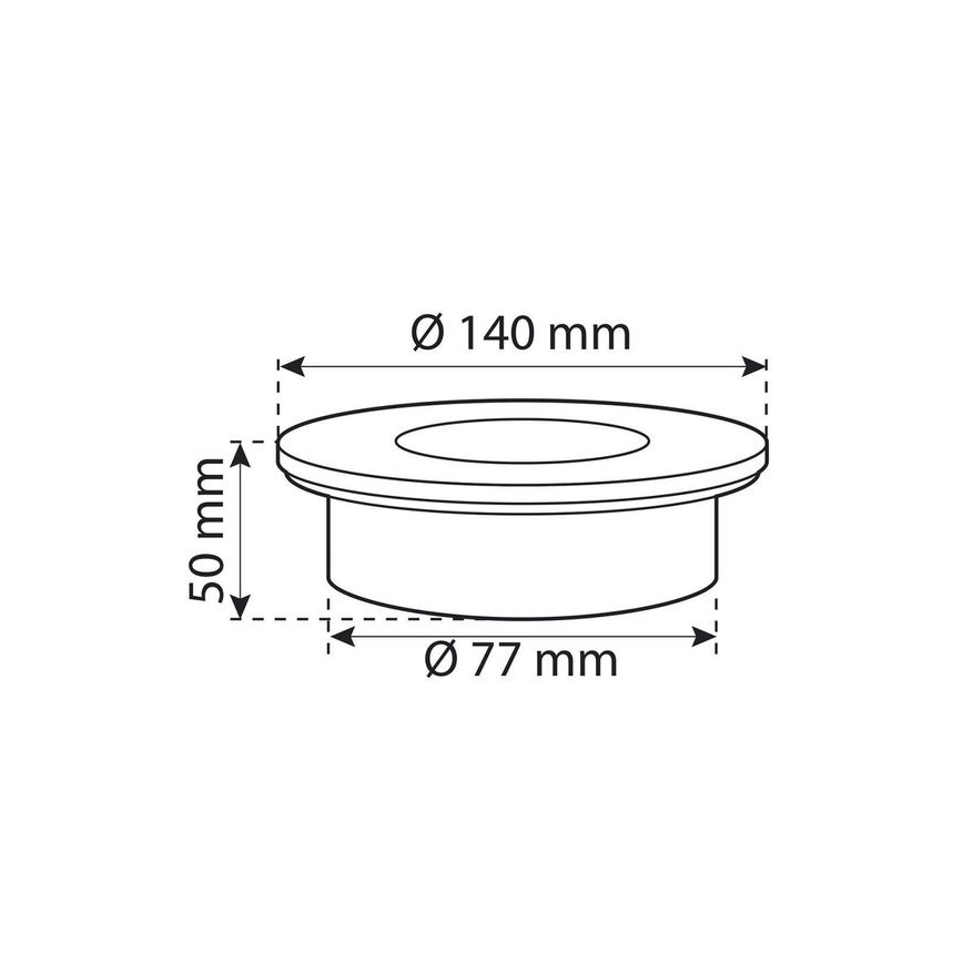 LED Upotettava aurinkokennovalo hämäräsensori LED/0,12W/2xAAA IP67 ruostumaton rengas