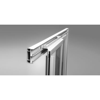 Ravak 00V701R211 - Kolmiosaiset suihkuovet SUPERNOVA 90x198 cm valkoinen