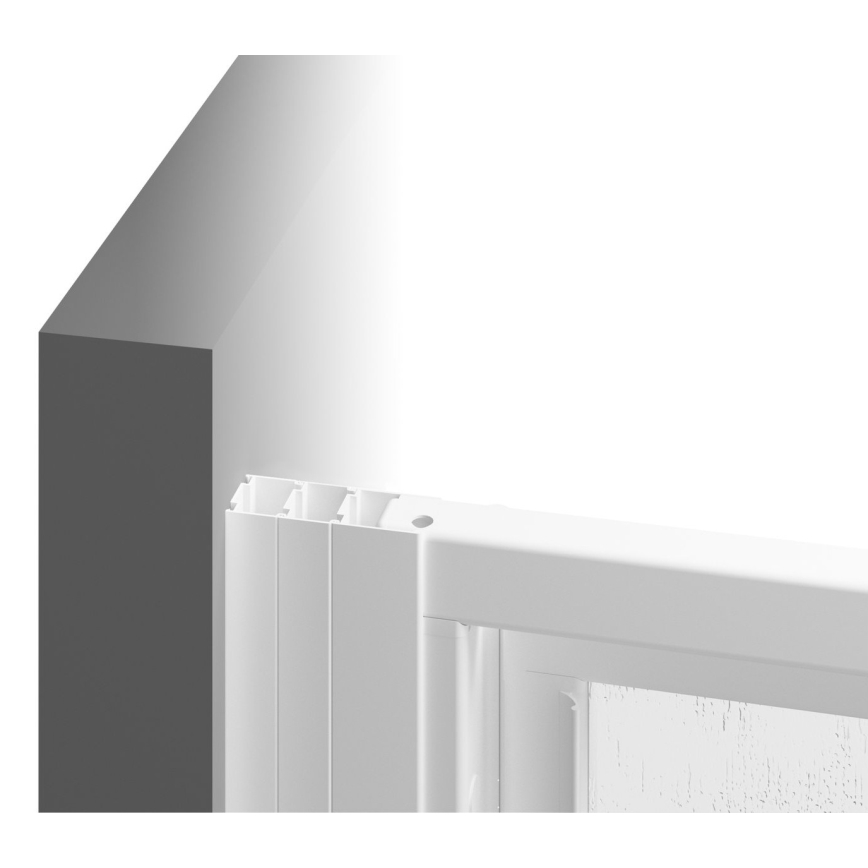 Ravak 00V701R211 - Kolmiosaiset suihkuovet SUPERNOVA 90x198 cm valkoinen