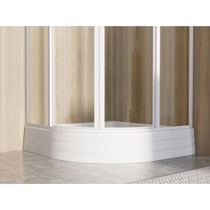 Ravak A204001120 - RONDA neljänneksen muotoinen suihkuallas 80x80 cm valkoinen