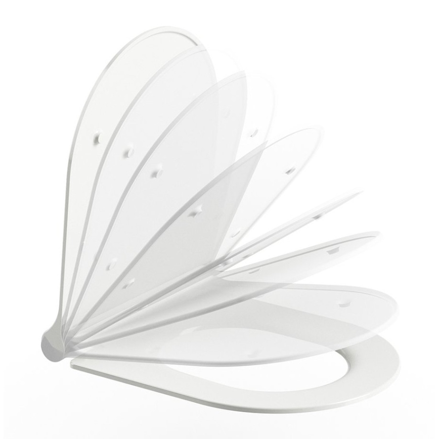 Ravak X01912 - Seinään asennettava WC bideesuihkulla CHROME keramiikka/valkoinen