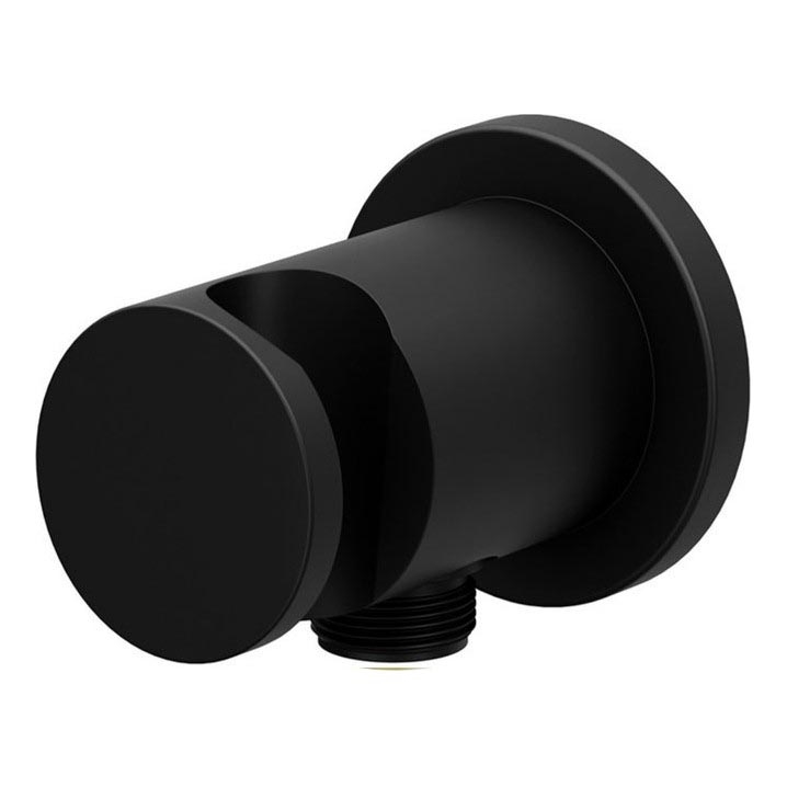 Ravak X07P572 - Suihkupidike vesiliitännällä 7,8x6 cm, musta