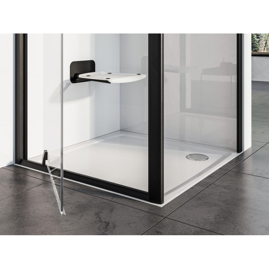 Ravak XA034411010 - Neliömäinen suihkuallas PERSEUS 80x80 cm valkoinen