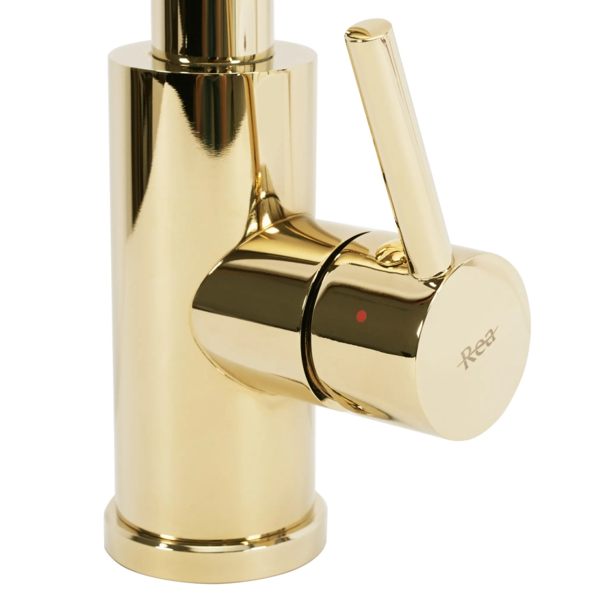 REA-B0669 - Keittiöhana ulosvedettävällä suihkupäällä FRESH 39,5 cm, kultainen