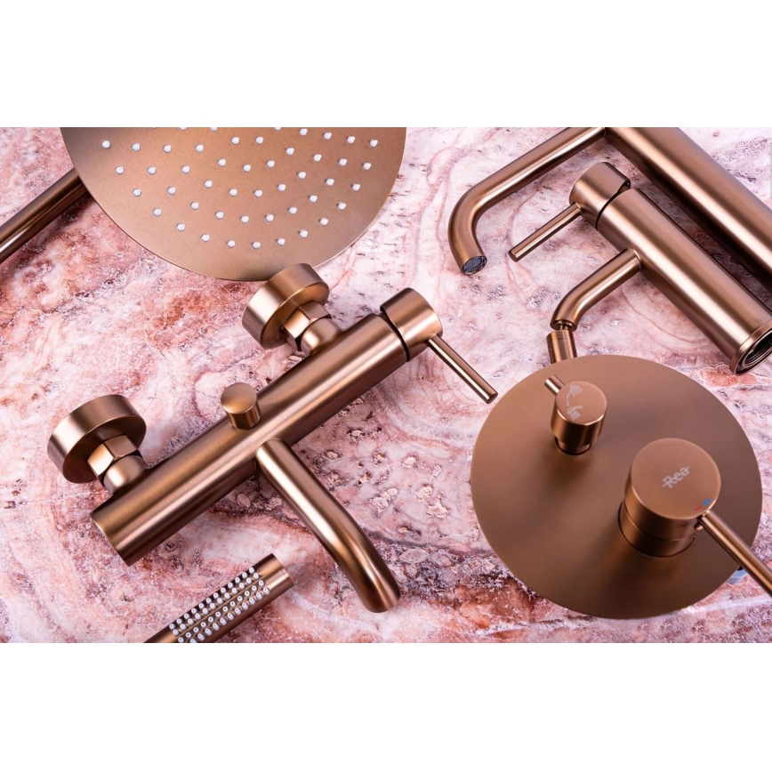 REA-B1112 - Lavuaarihana LUNGO 16,5 cm harjattu kupari